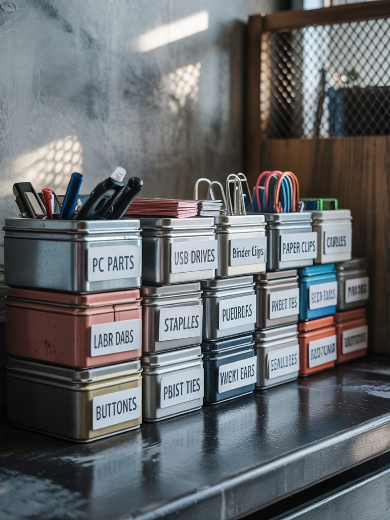 DIY Altoid Tin Organization Hacks for Small Office Supplies Storage