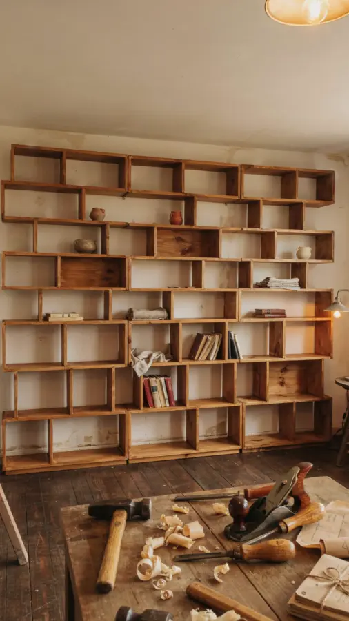 Modular Bookshelf DIY | Easy Build with Customizable Shelves | Beginner Woodworking Project