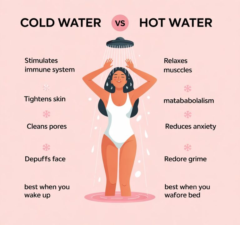 Cold Water vs Hot Water Showers: Complete Skincare & Health Benefits Guide