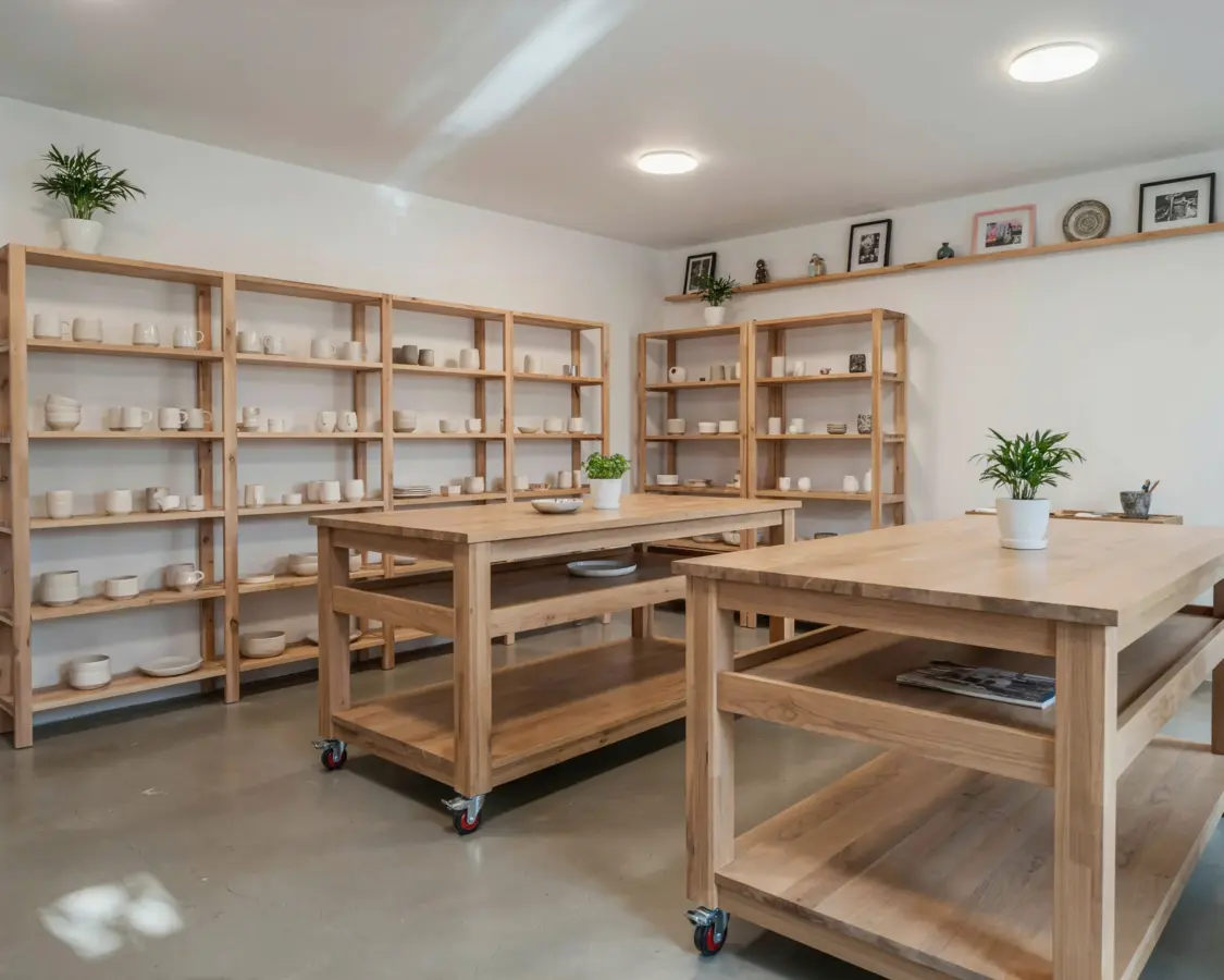 Small Workshop Workbench Plans | DIY Space-Saving Work Bench for Woodworking