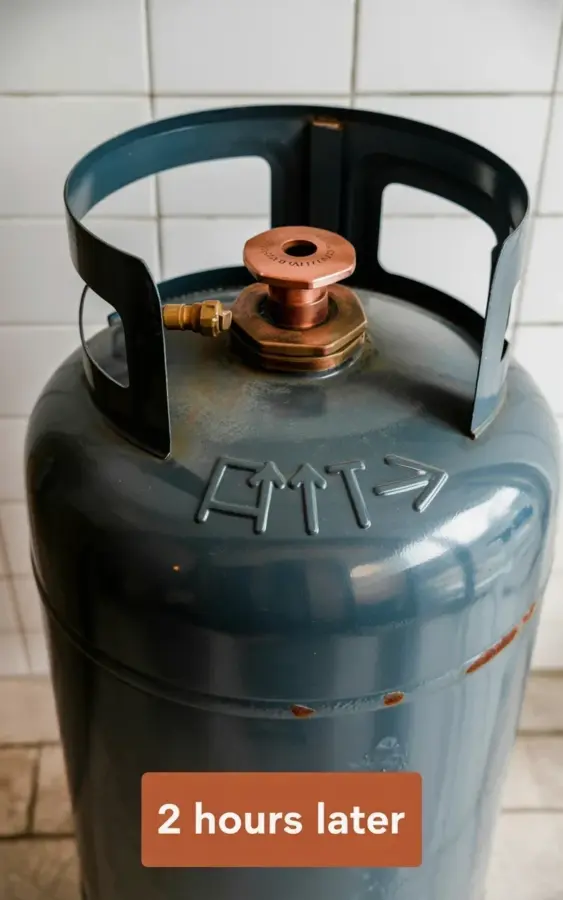 Propane tank rust removal DIY - 2 hour fix for weathered metal