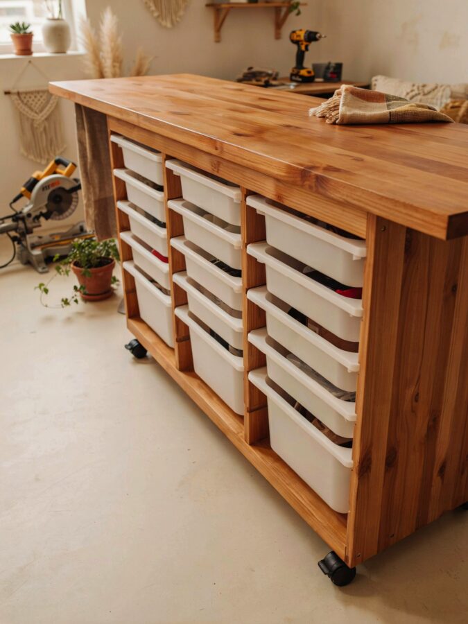 Ikea Rolling Storage Behemoth | DIY Furniture Building Project | Step-by-Step with Pictures