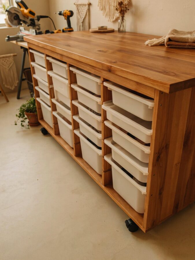 IKEA Rolling Storage Cart DIY | Build a Behemoth Mobile Organizer | Step-by-Step Woodworking Tutorial