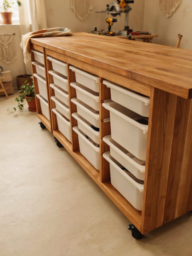 Ikea Rolling Storage Behemoth | DIY Furniture Building | Step-by-Step Woodworking Guide