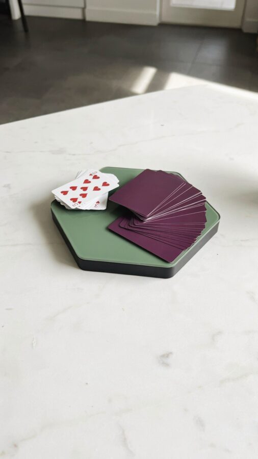 DIY Wooden Card Organizer | Vibrant Color Rails for Smooth Game Play | Easy Woodworking Project
