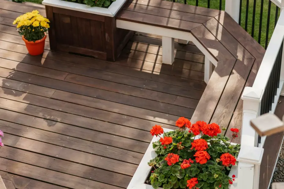 Deck Bench with Planters | Build Your Own Outdoor Seating | Woodworking DIY Project