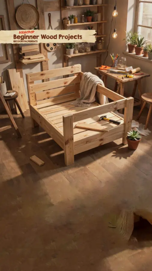 3-in-1 Wood Bench Plan | Multi-Purpose Outdoor Seating | Beginner DIY Woodworking Project
