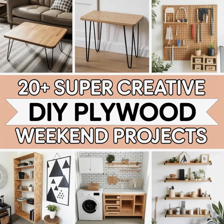 DIY Plywood Projects for Beginners | Cheap & Easy Weekend Ideas | Step-by-Step Tutorials