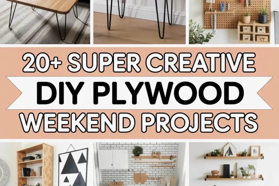 DIY Plywood Projects for Beginners | Cheap & Easy Weekend Ideas | Step-by-Step Tutorials