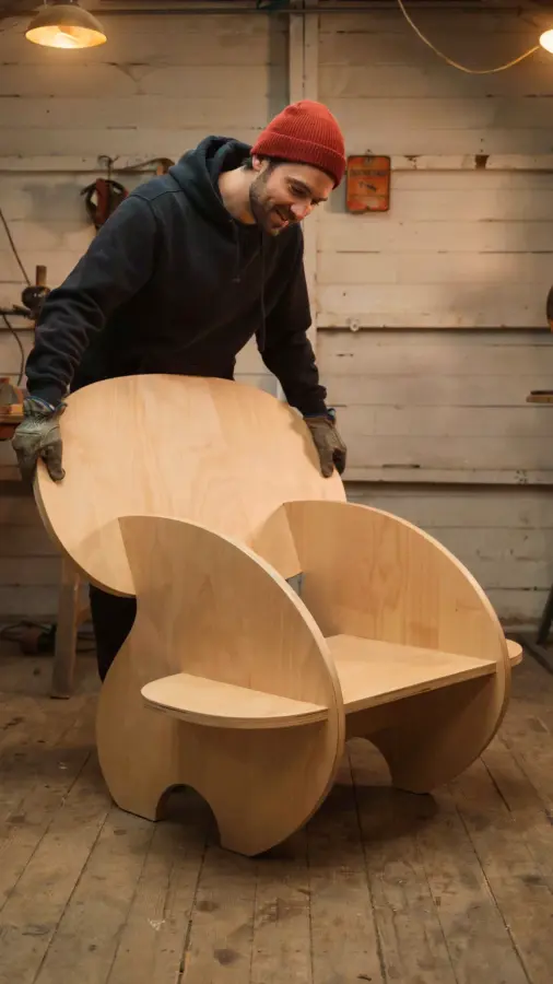 Plywood Rocking Chair: The Oval Rocker a Beginner Can Build