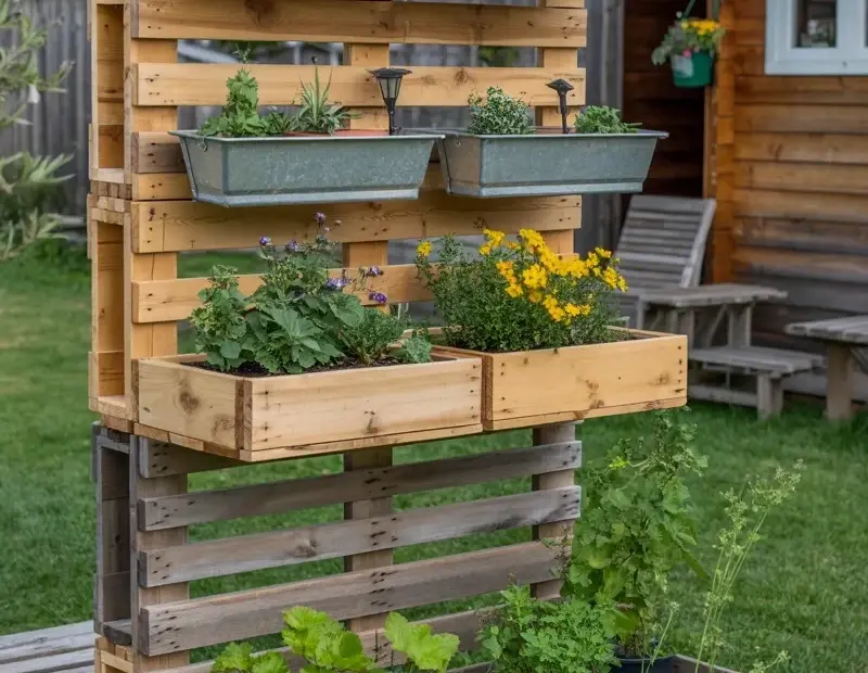 Pallet Vertical Garden on a Budget | DIY Repurposed Wooden Pallet Planter